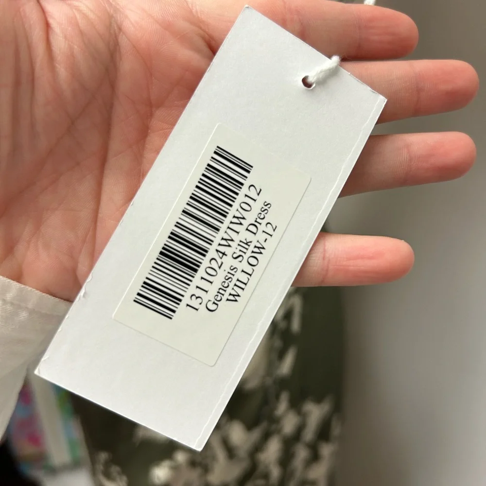 Reformation Olive and Cream Floral Maxi Dress - Picture 5 of 5